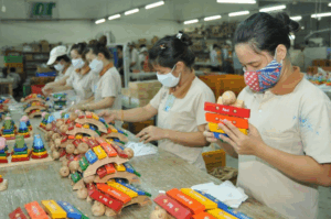 Đồ chơi bằng gỗ của Việt Nam được người tiêu dùng thế giới ưa chuộng.