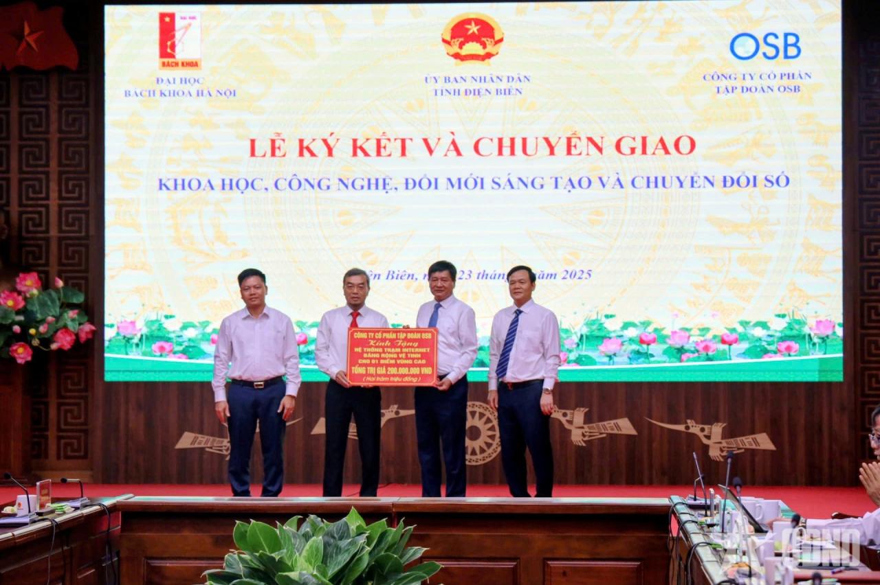 Ký kết thỏa thuận hợp tác giữa UBND tỉnh Điện Biên và Công ty Cổ phần Tập đoàn OSB